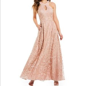 Blush embroidered ball gown- Prom or Bridesmaid!